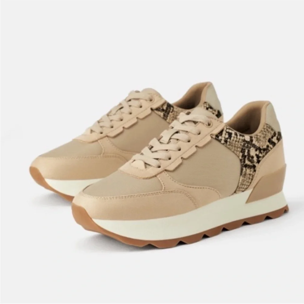 ZARA limited edition snake skin sneaker